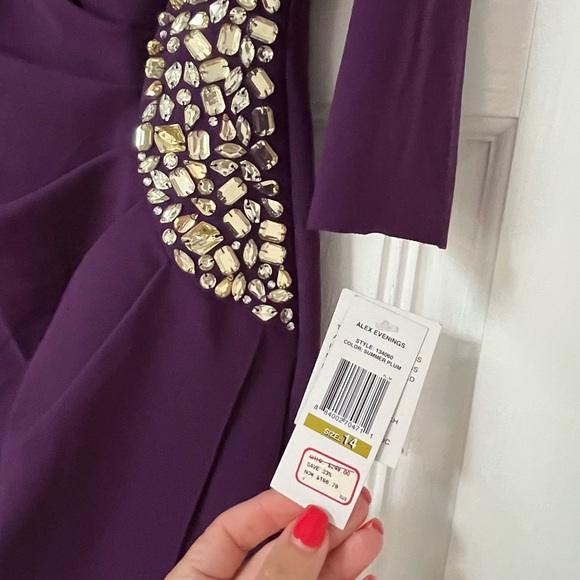 evening dress/ gown worn 1 time - Picture 2 of 5